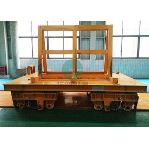 60MT Slab Deck Automotive Self-Propelled Rail Power Transport Cart System With