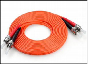 Customized ST-ST Fiber Optic Patch Cord with LSZH Outer Sheath and Low Insertion Loss
