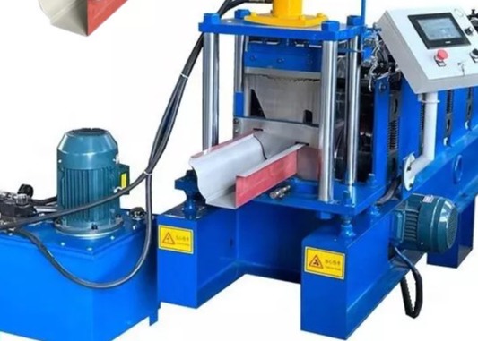 Buy Steel Metal Water Gutter Roll Forming Machine Automatic at wholesale prices