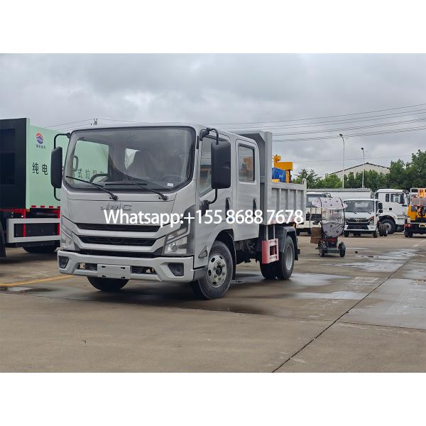 JMC Double Cabin 4x2 Dump Truck with 5 Forward Shift and 40000kg Loading Weight for Construction