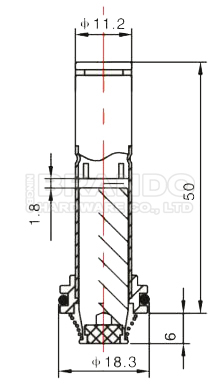 11mm OD 2 Way NC Stainless Steel Fluid Control Solenoid Valve Armature