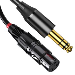 Customized 3.5 Mm Jack Coiled Cable 7 Pin XLR Male To Female 3 Pin Xlr For Video