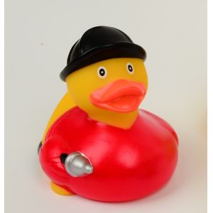 Firefighter Fireman Mini Rubber Ducks / Promotional Personalised Rubber Bath