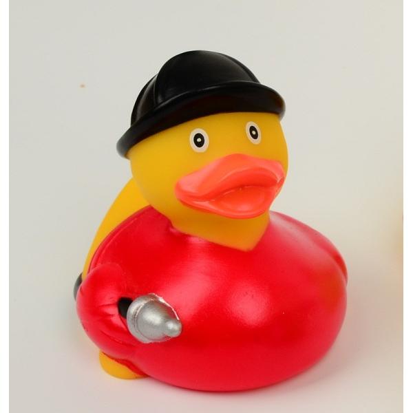 Firefighter Fireman Mini Rubber Ducks / Promotional Personalised Rubber Bath