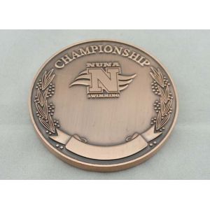 Both Sides 3D Personalized Coins Copper Plated For Collection