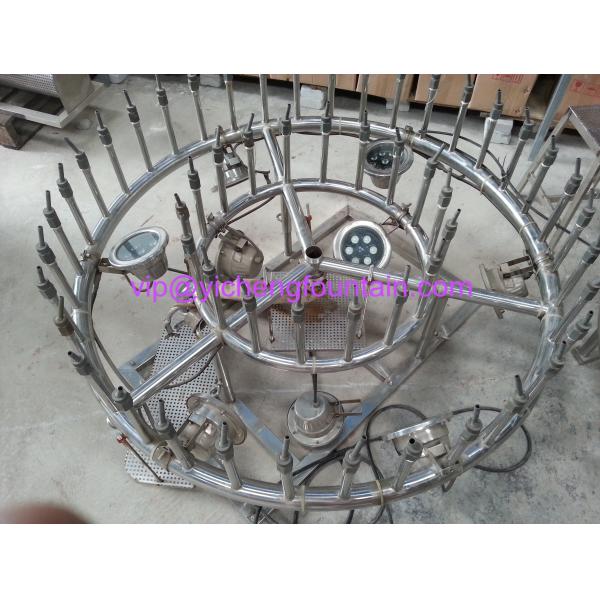 Stainless Steel 304 Water Fountain Equipment With Music / Electrical Control