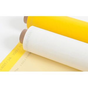 Plain Weave Monofilament Polyester Mesh , Screen Printing Mesh Material 64T