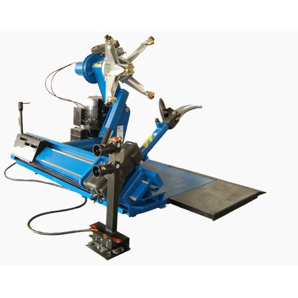 Industrial Truck Tire Changing Equipment Ergonomically With Movable Control