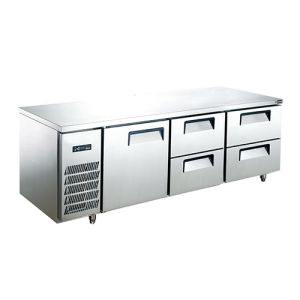 1 + 2 Drawers Under Counter Chiller Under Bench Freezers For Restaurant Salad