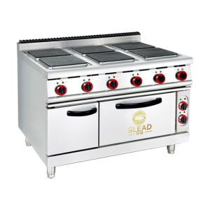 Commercial Electric Restaurant Cooking Equipment 29KW Stainless Steel Range GL