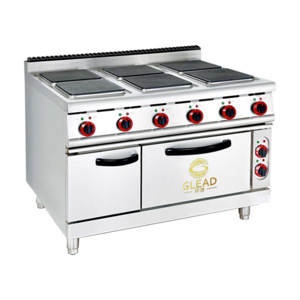 Commercial Electric Restaurant Cooking Equipment 29KW Stainless Steel Range GL