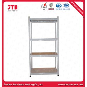 White 5 Tier Boltless Shelving Supermarket 1000mm Rack