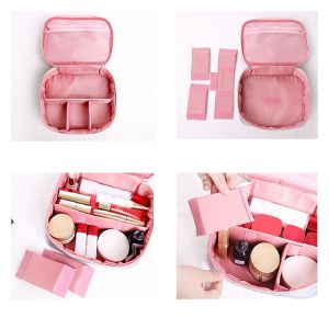 Flamingo Fabric Gym Toiletry Bag Machine Washable Popular Tear Resistant