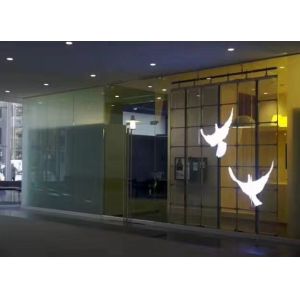 Waterproof Transparent Led Display Panel Glass Advertising Billboard Iron / Al