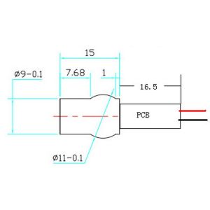 520nm 5mw Green Dot Laser Diode Module For Laser Pointer ,Laser Stage Light