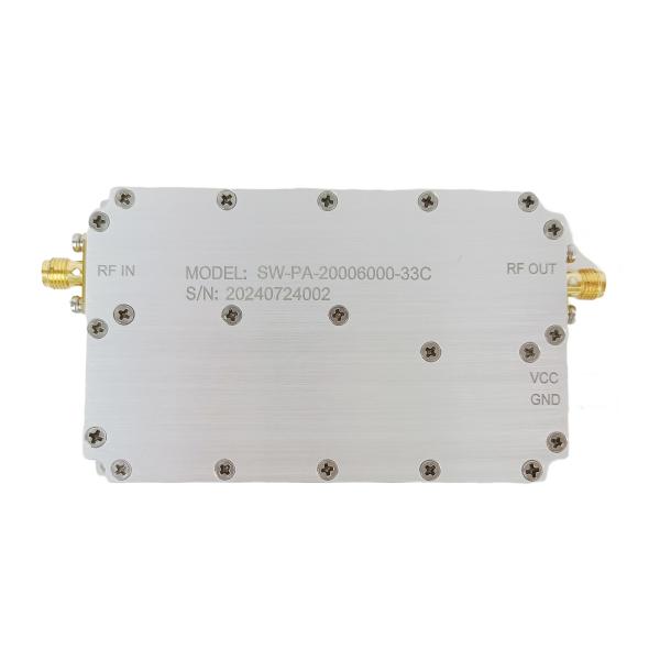 Customized 2000-6000MHz 2W Ultra-Broadband RF Power Amplifier for Wireless