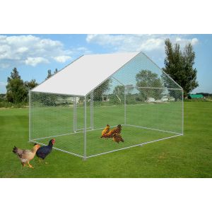 Silver Frame 27.5kgs 3mx2m Chicken Run Kennel