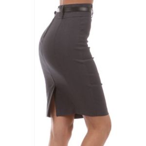 Slim Womens / Ladies Summer Skirt / Skirt , Black Ofiice Lady Cotton
