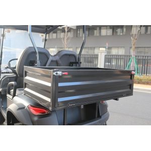 Matte black electric golf truck aluminum alloy rear bucket large screen
