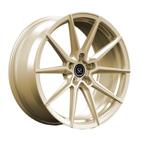 Monoblock 1 PC Forged Wheels 20inch 20x10.5 Brushed Gold For BMW M5 Luxury