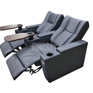Modern Leather Electric Recliner Chairs Theater Imax Cinema Furniture