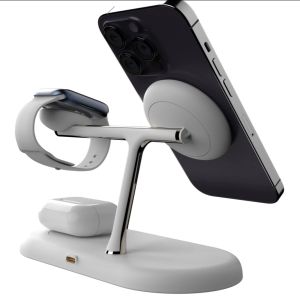 T256 Magnetic Wireless Charger with LED Night Light and Touch Switch Charging