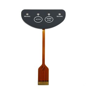 Quality 55*70mm FPC Electronics Switch Flat Non-tactile Button for Enhanced Functionality for sale