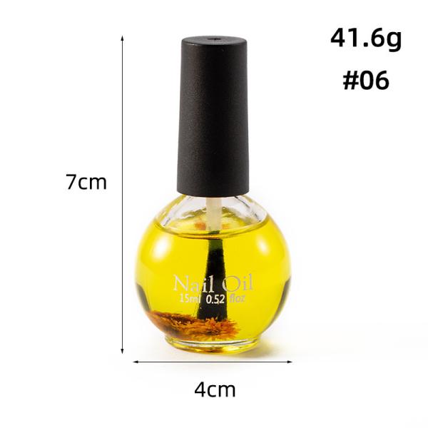 Nail Care Cuticle Dried Flower Nutrition Private Label Strawberry Scents Safe and Odorless 7 Scented Cuticle Oil for Nail Salon