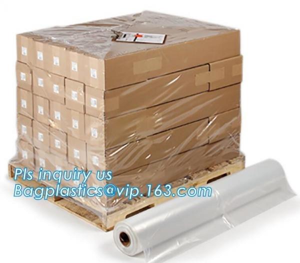 Buy Outdoor pallet wrap wholesalers greenhouse coverings clear plastic hood protector, moisture proof reusable virgin plasti at wholesale prices