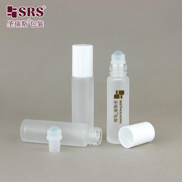 BLPM-10ML Transparent Mold Glass Roll On Bottle For Nail Oil Massage No Leakage Applicator