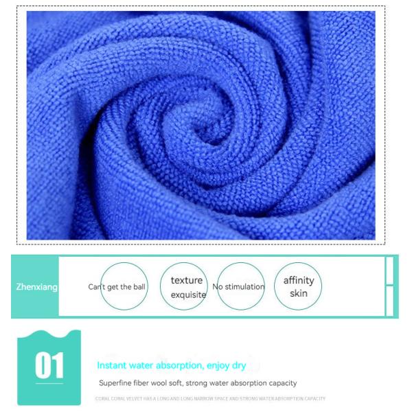 Customized Fiber Towel for Beauty Salon Hair Dryer and Domestic Cleaning Applications