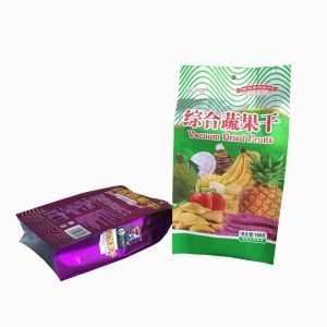 Wholesale Custom Logo Plastic Vacuum Snack Mango Dried Fruit Package Pouch Dry