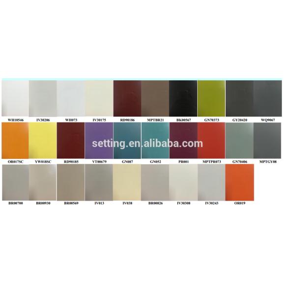 Shanghai factory made high glossy PET MDF board in good quality