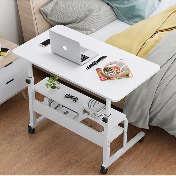 Eco-Friendly Partical Board Desktop Manual Height Adjustable Stand Up Desk for