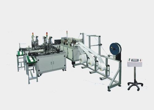 Buy 3 Ply Disposable Face Mask Making Machine Aluminum Alloy Structure at wholesale prices