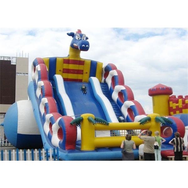 6.5M Height Commercial Inflatable Slide , Inflatable Rooster Slide With