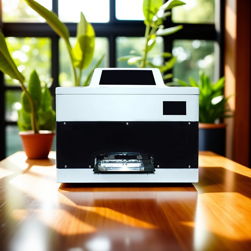 Desktop UV Printer for Business Card Printing with Mobile QR Code Upload and UV