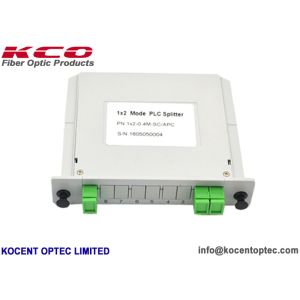 LGX Type 1x2 Fiber Optic Splitter with SC/APC Connector for FTTH FTTA Featuring Low Insertion Loss and Telcordia GR-1221 GR-1209 Compliance