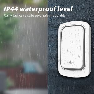 IP44 Tuya Smart Doorbell EU US UK Plug Waterproof Door Bell