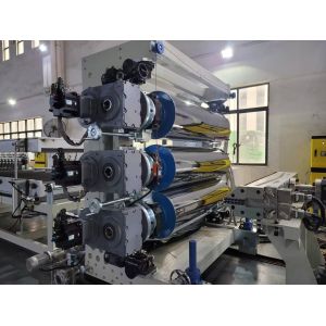 PP Corrugated Wave Roof Tile Sheet Extrusion Machine Width 850-1050mm