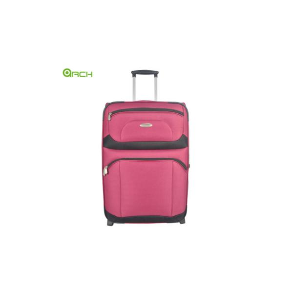 600D Polyester Trolley Case Luggage Bag Sets with Two Big Front Pockets and