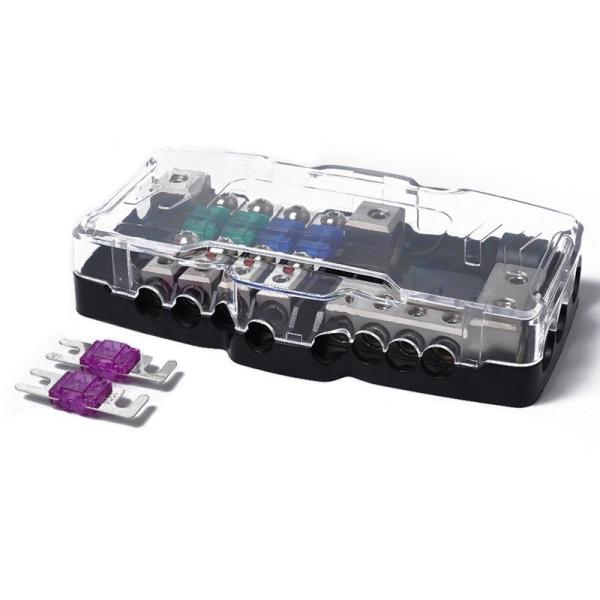 Buy Junction Box Ship Car RV Four Way Mini Fuse Holder With LED Lighting at wholesale prices