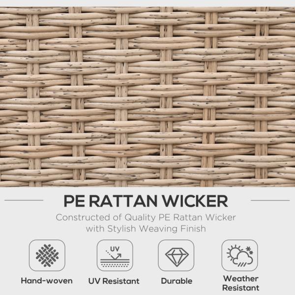 Leisure Outdoor Patio Furniture Modern Design Wicker Rattan Corner Sofa Set for Garden