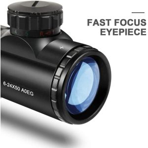 6-24X50 Hunting Rifle Scope Illuminated Tactical Scopes OEM ODM