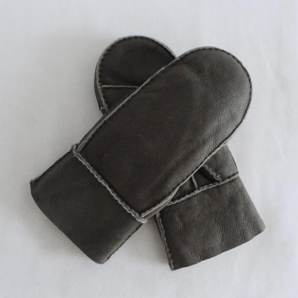Cheap classical shearling snow mitten gloves