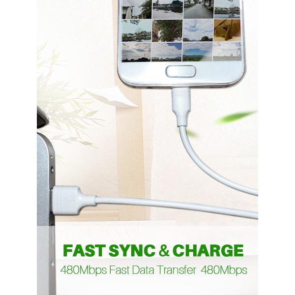 OEM Micro USB 2.0 Fast Charging Cable 2m Micro USB Charging Cable