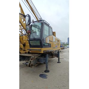 Yellow Xg Heavy Duty 100 Ton Crawler Crane Easy To Operate Large Crawler Crane