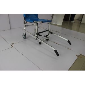 20in Wheeled Steps Manual Stair Climbing Wheelchair Stretcher Without Armrests