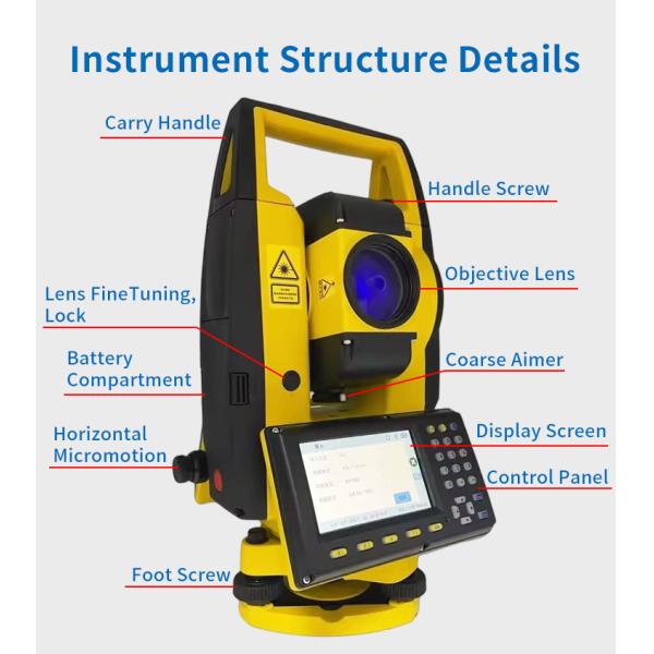 Southy Mini Prism Surveying Total Station NTS-342R15B N40