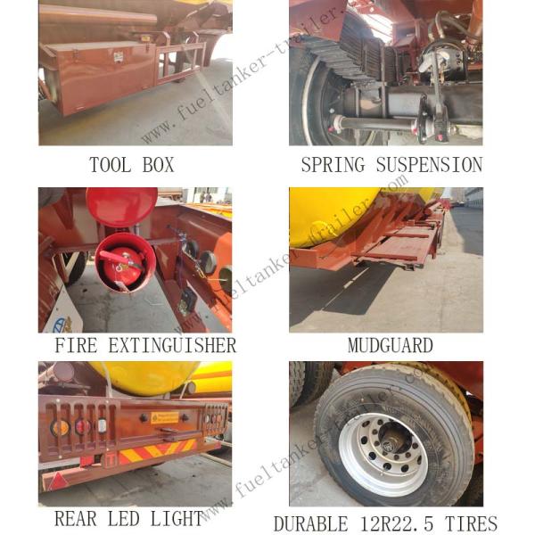 Details fuel tanker trailer for factory